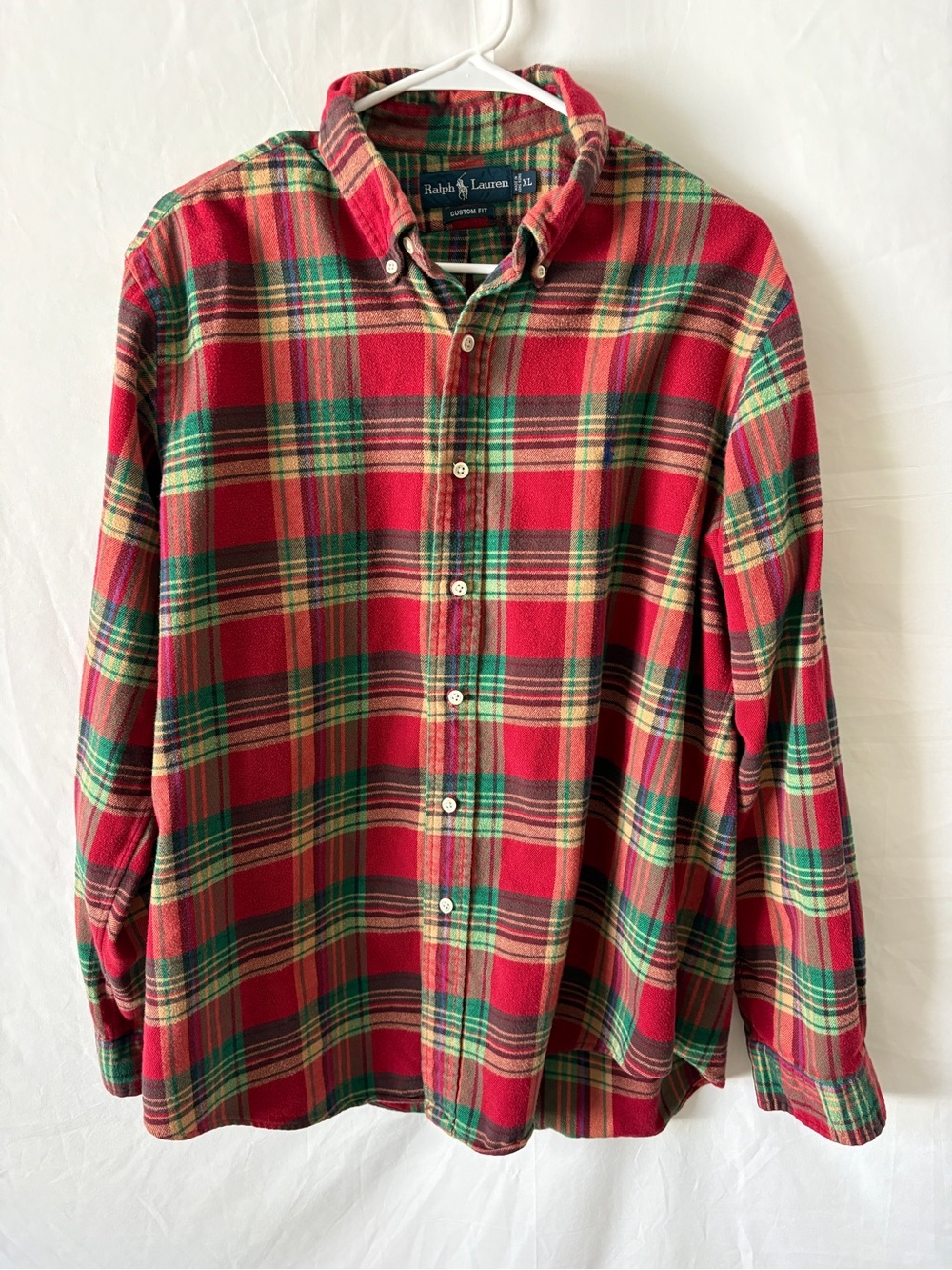 Ralph Lauren Red Tartan Plaid Flannel